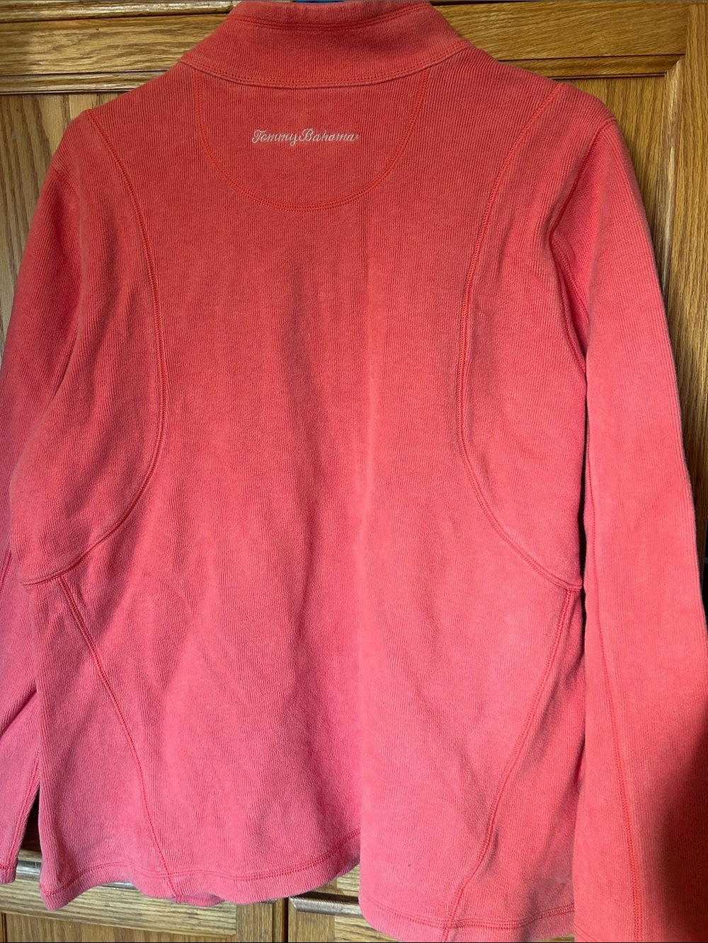 Tommy Bahama Men’s Coral Zip-Up Fleece Pullover - Picture 2 of 3